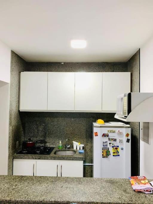 Flat Meireles Vista Mar 公寓 福塔莱萨